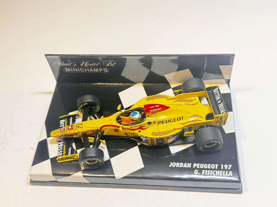 MINICHAMPS JORDAN PEUGEOT 197 G.FISICHELLA, 1/43 Foto 2 de 4