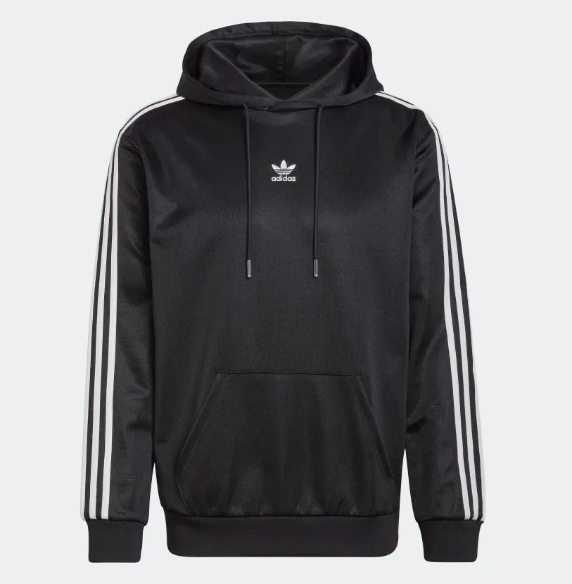 Black Hoodie 'Adicolor Classics Cutline' ADIDAS ORIGINALS