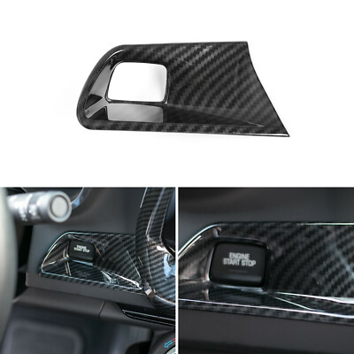 One Key To Start Button Cover Frame Decor Decal Trim Fit Chevrolet Camaro 2017+