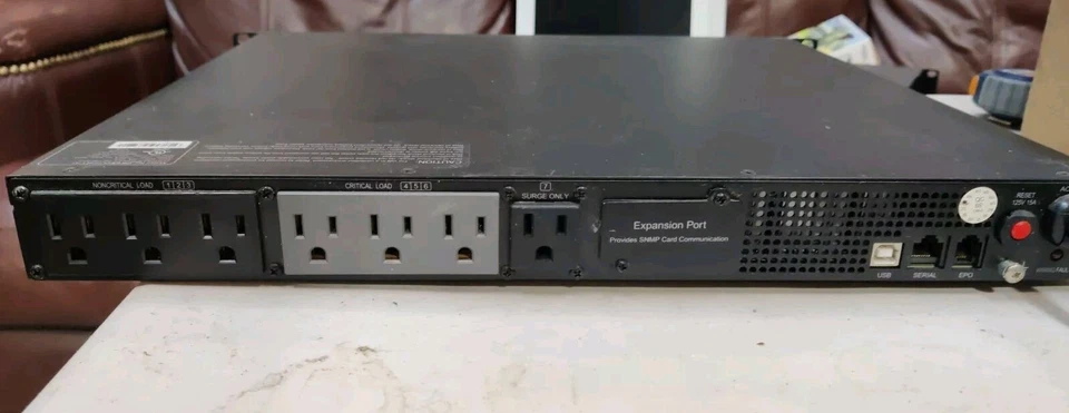 CyberPower PR1000LCDRT1U Smart App 1000 VA / 800 W Sine Wave 1U RT LCD UPS - Image 3 of 3