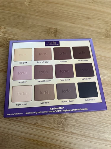 TARTE TARTELETTE AMAZONIAN CLAY EYESHADOW MATTE PALETTE 12 SHADES BRAND-NEW!!!
