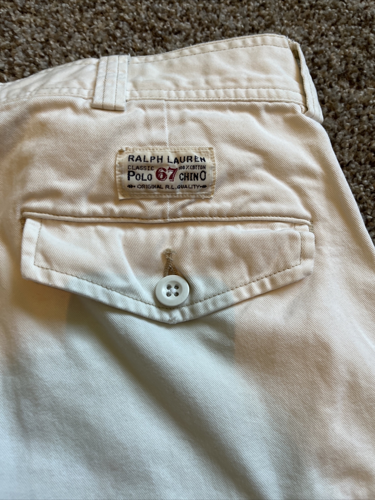 Ralph Lauren Polo Jeans Co. Men's 34 White Cargo Shorts - View 11