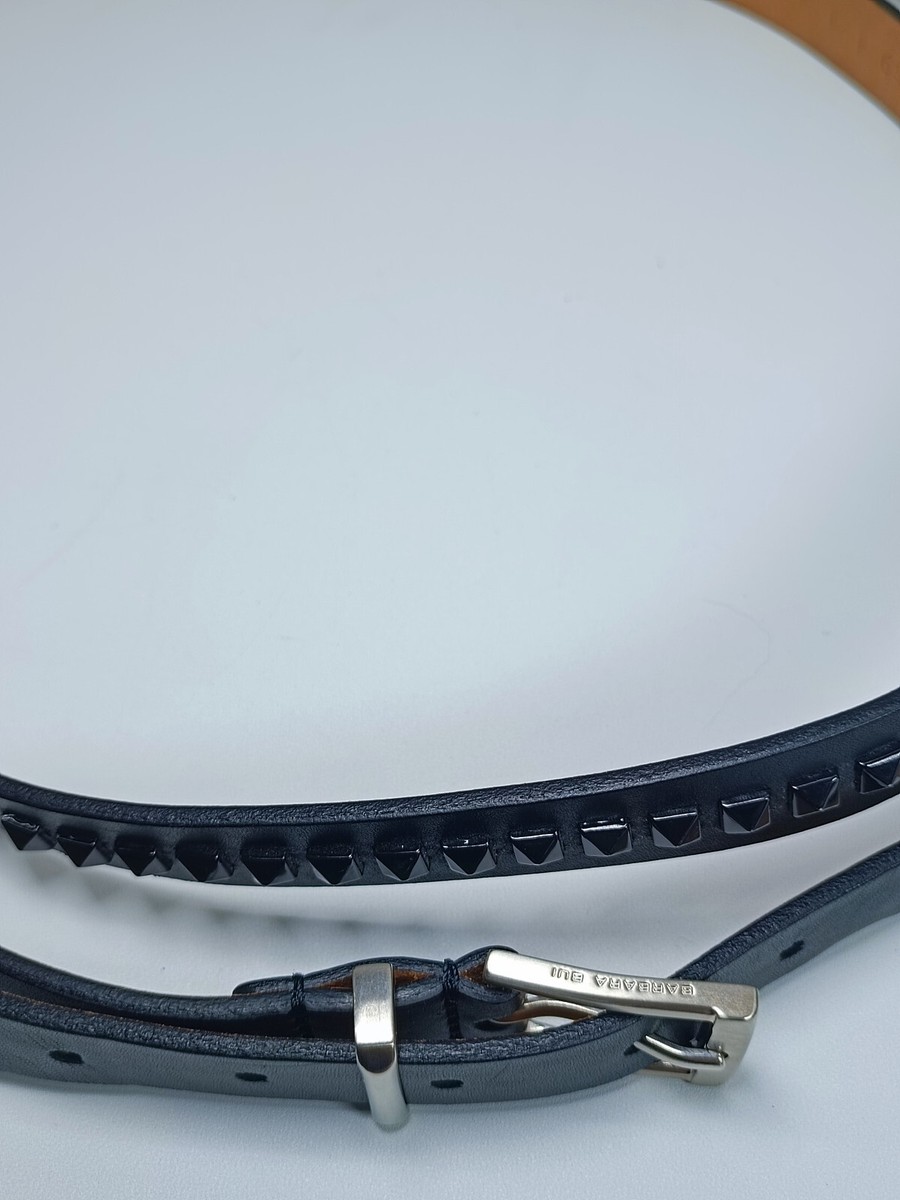 Barbara Bui skinny waist wrap leather studded belt | eBay display picture 3