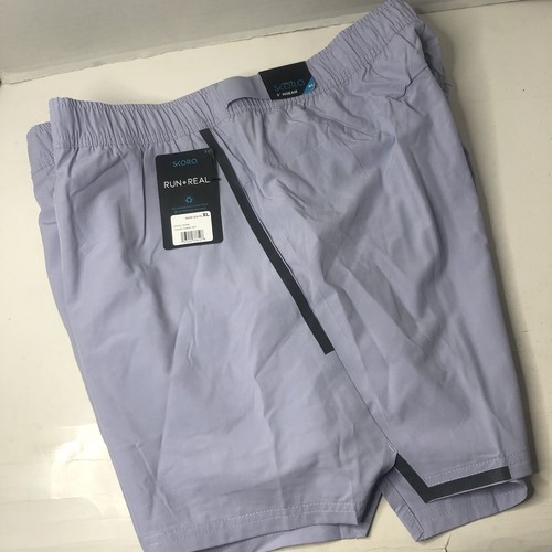SKORA Men's XL Athletic Running Shorts Built-In-Compression Cosmic Sky Qwick Dry