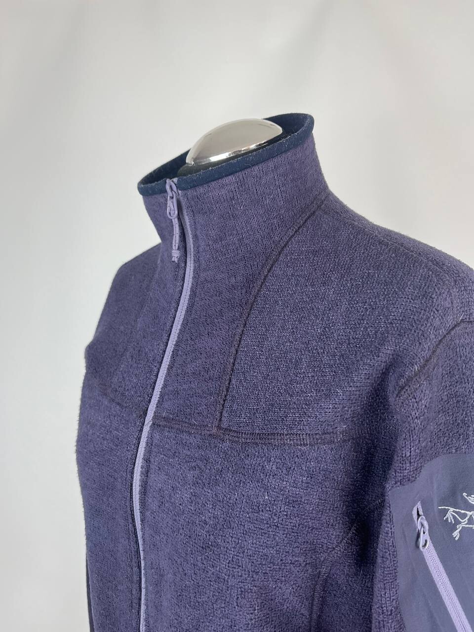 ARC'TERYX Arc’teryx Giacca in Pile da Donna Viola con Zip Taglia L (0424)