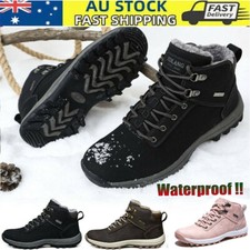 Women Men Winter Snow Boots Thermal Walking Ski Shoes Outdoor Warm Sneakers