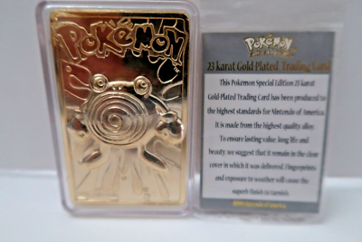 23k gold plated poliwhirl pokemon card Pokemon 23K Gold-Plated Trading Card 61 Poliwhirl : Amazon.ae: Toys