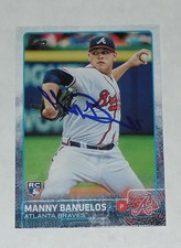 MANNY BANUELOS SIGNED AUTO'D 2015 TOPPS CARD #US281 ATLANTA BRAVES YANKEES