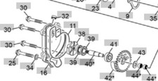SHERCO 2T REVISIONE POMPA ACQUA SE 250-300