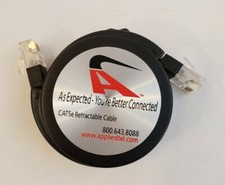 CAT5e Retractable Ethernet Cable 4 feet - RJ45 to RJ45