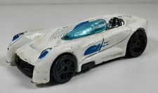 Hot Wheels White Monoposto 2000 1:64 Scale Diecast Vehicle Malaysia