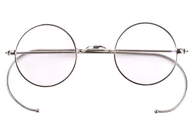 サングラス Wire Frame Glasses 39mm 47mm 49mm Round Vintage Antique Wire Eyeglasses Glasses