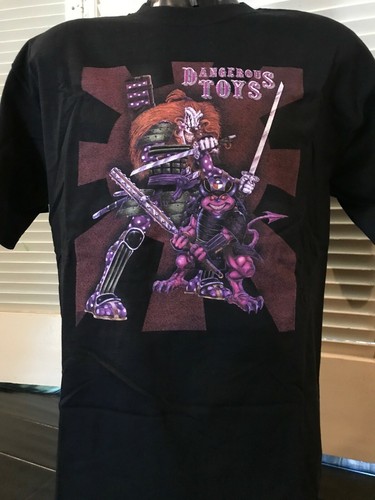 Dangerous Toys Limited Japan Tour Shirt Size Med/Large Rock Metal Priest Jackyl