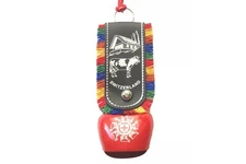 Sweet Sounding Bell RED COW BELL CAR HANGING DOOR HANGING GIFT ITEM