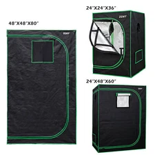 Sturdy Box Seed Hydroponics Grow Tent w/Window Horticulture for Plant Patio Yard