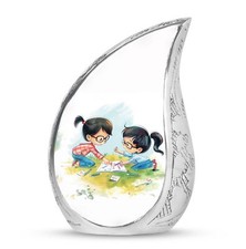 Brother And Sister Urn - Tear Drop Urns For Ashes - Cremation Urns For Ashes