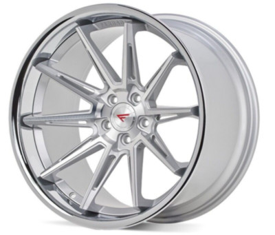 Ferrada CM2 19x8.5, 5x112, ET25, Machine Silver / Chrome Lip