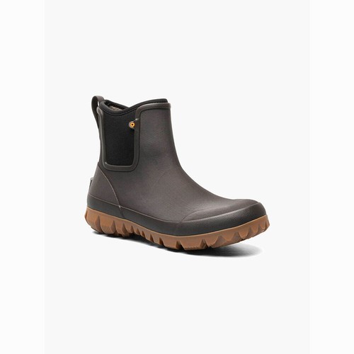 BOGS Herren Arcata Urban Chelsea Winterstiefel - 12.0 - Dunkelbraun