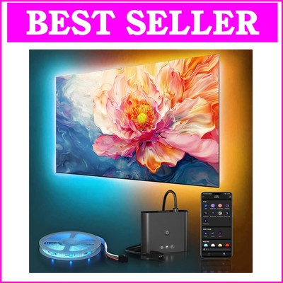 Immersive 16.4ft LED Strip Lights with HDMI Sync   Perfect for 55-85  TVs