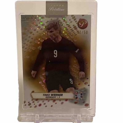 2023-24 Topps Pristine Road To UEFA EURO 2024 Timo Werner  GOLD PRISTINE REF /50