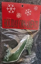 NIP 2000 Gift Link - Green HIGH HEELED SHOE Ornament