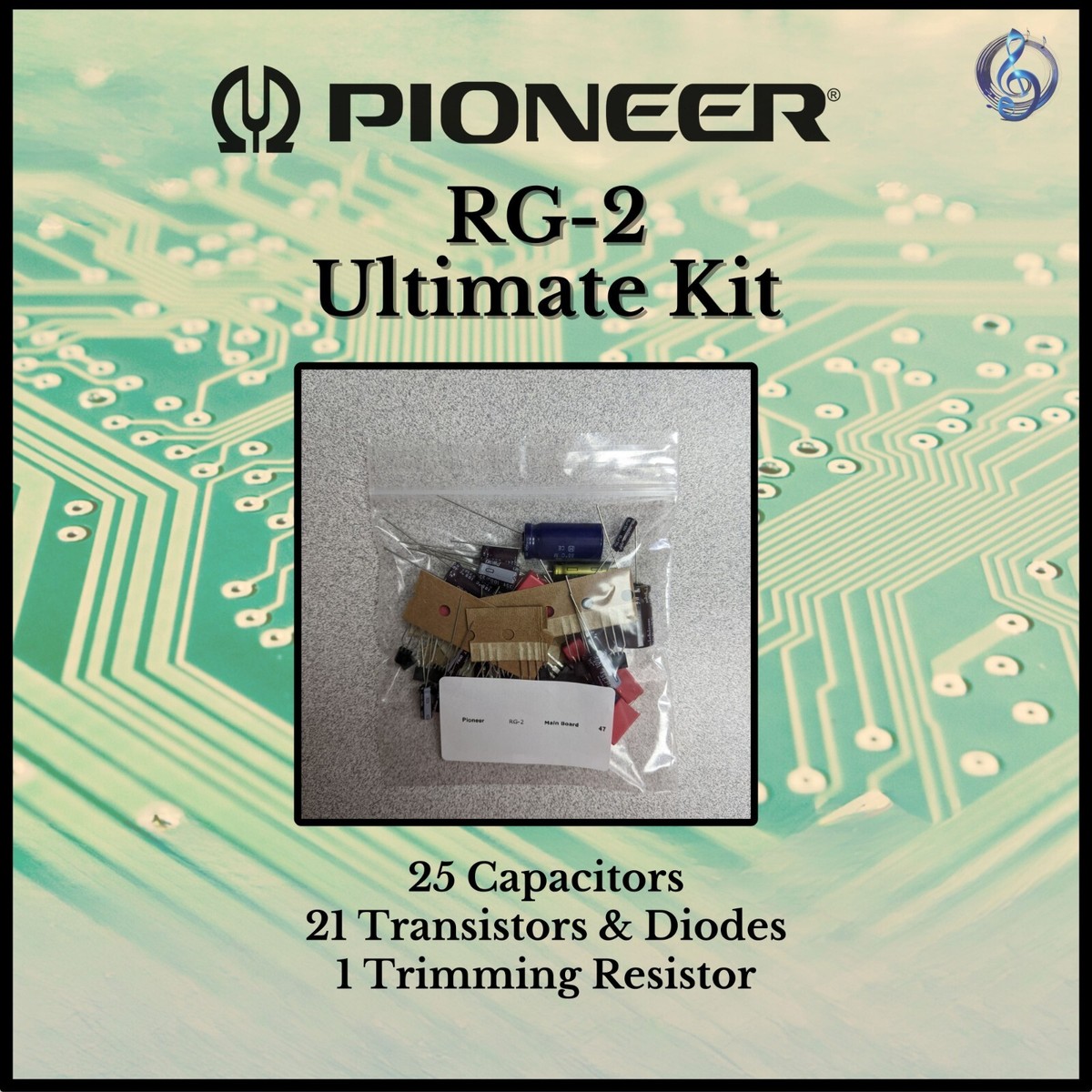 Pioneer RG-2 Dynamic Processor Ultimate Upgrade Kit Genuine Parts