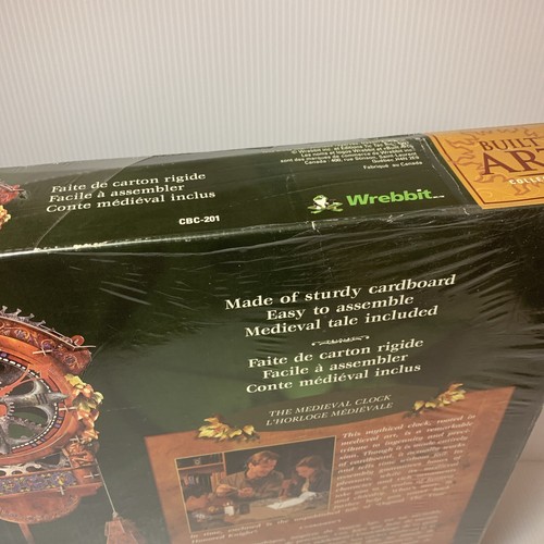 Vintage MEDIEVAL CLOCK Kit Build Your Own Working Clock Wrebbit 1997 NEW Sealed - Picture 9 of 16