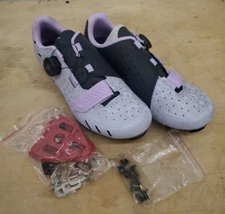 Scurtain Women's Road Bike Shoes Pink-39