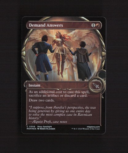 Demand Answers 0306 Murders at Karlov Manor SHOWCASE FOIL Common MTG Card - Picture 6 of 7