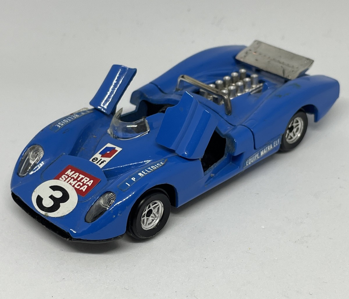 Politoys M16 Matra Simca Sport 660 blue made in Italy 1/43