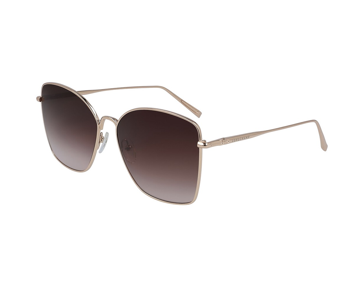 Longchamp LO117S Sunglasses Longchamp Roseau Sunglasses LO117S 714 Gold 60mm | eBay main image 2