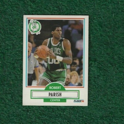 ROBERT PARISH - NBA HOF - 1990-91 FLEER - BASE - CARD # 13 - BOSTON CELTICS  NBA