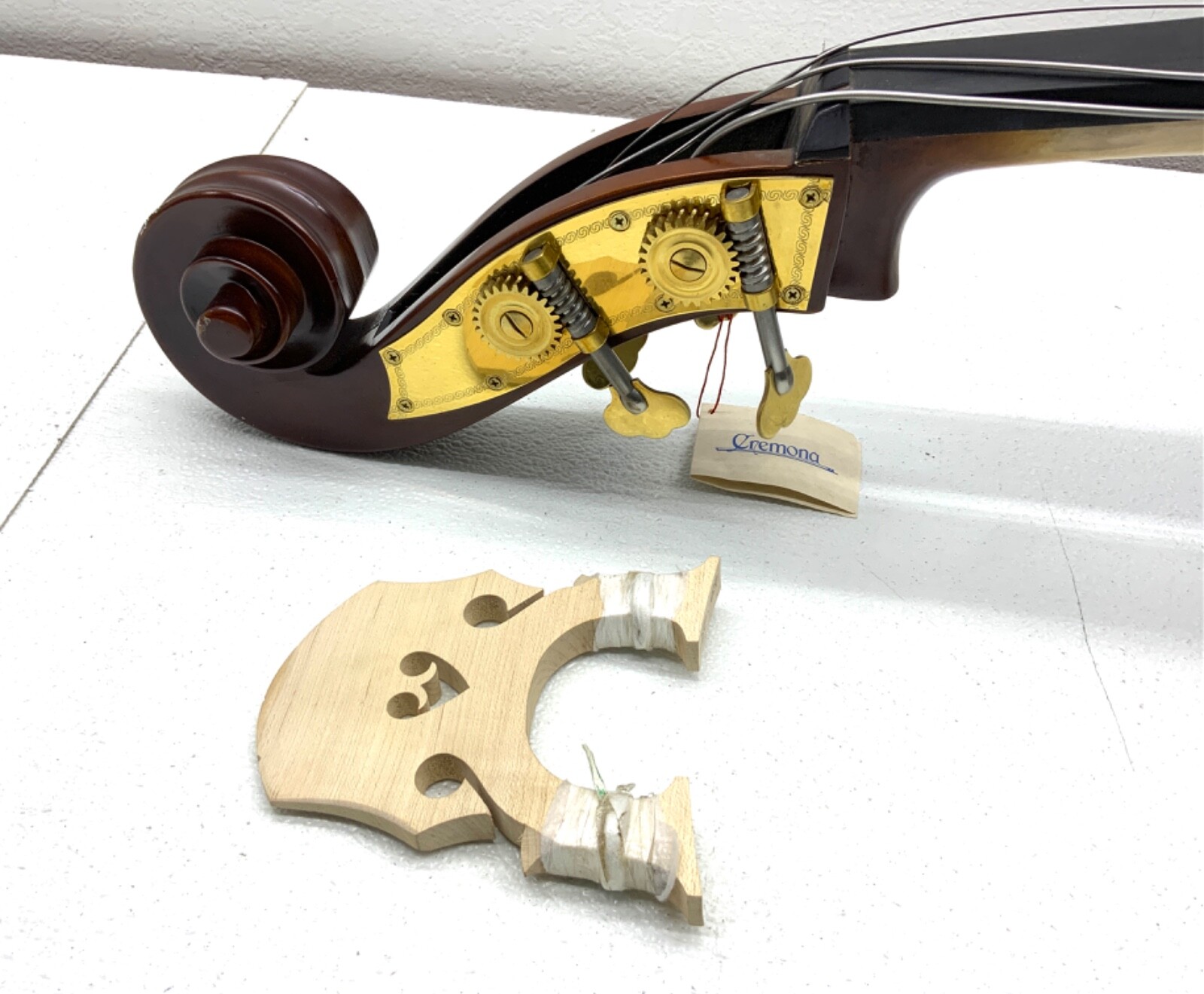 Cremona SB2 Premier Novice Upright Bass 1/2 Size READ eBay