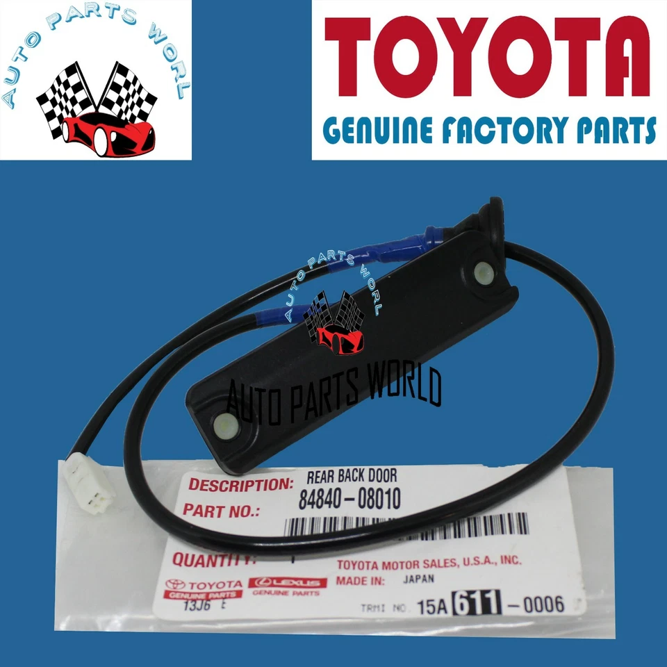 INTERRUPTOR DE LIBERACIÓN DE PUERTA LEVADIZA ORIGINAL OEM TOYOTA SIENNA LEXUS RX330 RX350 84840-08010 Foto 4 de 4