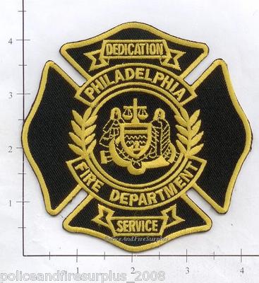 Pennsylvania - Philadelphia PA Fire Dept Patch v3 | eBay