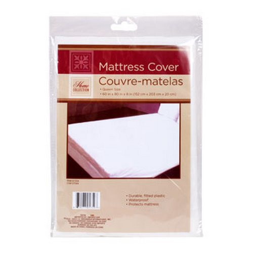 QUEEN SIZE MATTRESS COVER Extra Soft Plastic Fitted Protector