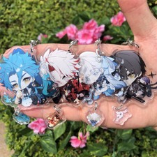Wuthering Waves Anime Cosplay Keychain Acrylic Bag Pendant Keyrings Key Chains