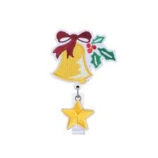 Retractable Badge Reel with Cute Pattern and Mylar Cover   24 Inch Nylon Cord...