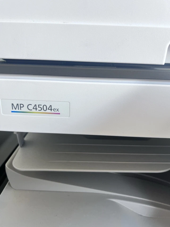 Ricoh MP C4504ex Color Copiadora Impresora Escáner Fax con Acabador Juego de Tóner Extra Foto 3 de 4
