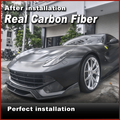 Carbon Frontlippe Frontspoiler Frontansatz für Ferrari F12 Berlinetta 2012-2017 - Bild 3 von 14