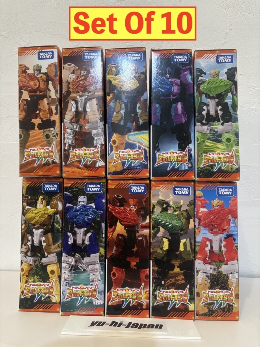 Transformers Wild King Energy Beast Set of 10 (WKB-01 to WKB-10