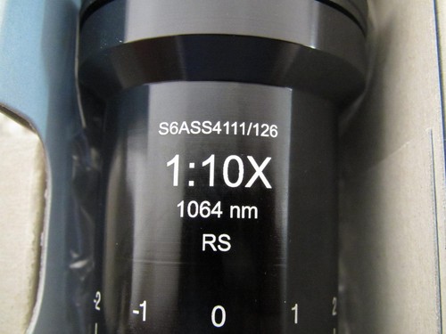 Nueva lente expansora de haz láser Sill Optics S6ASS4111/126 10X 1064NM envío gratuito - Imagen 2 de 4