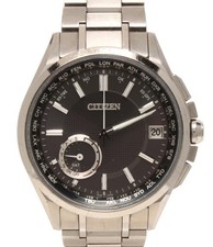 CITIZEN SATELLITE WAVE GPS ATTESA F150-T021581 SOLAR BLACK 407192