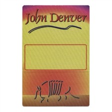 John Denver 1995 Wildlife Concert Tour All Access Backstage Pass