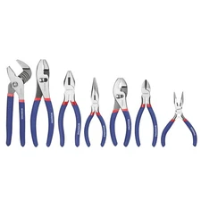 7-piece WORKPRO Pliers Set with Groove Joint, Long Nose, Slip Joint, Linesman...