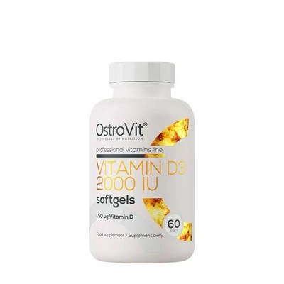 OstroVit Vitamin D3 2000 IU -  60 caps