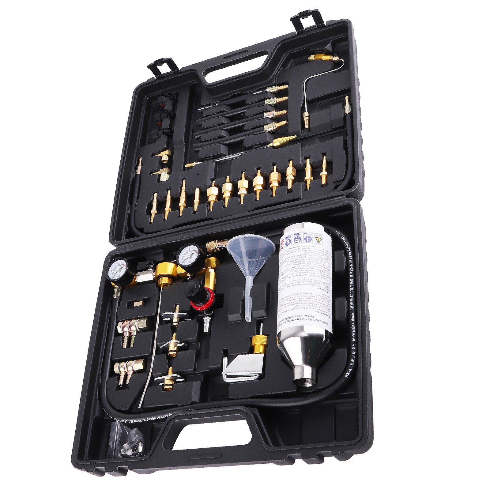 Fuel Injector Cleaner Kit for Gasoline Cars 600ml Tank No-Dismantle System