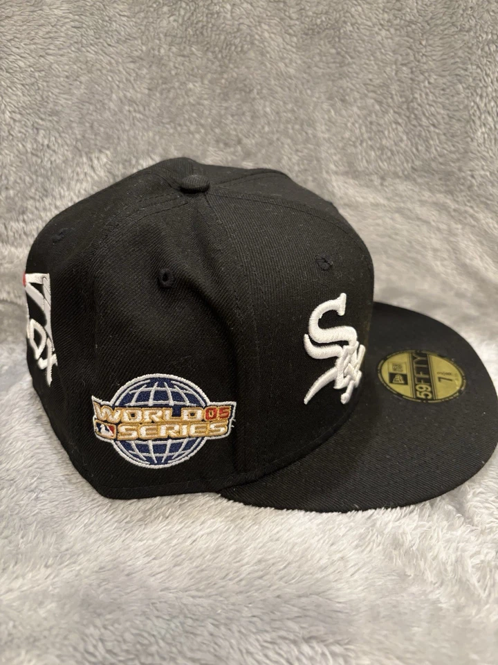 🧢 New Era 59FIFTY Chicago White Sox 2005 World Series Patch Hat – Size 7 3/8 - Image 2 of 4