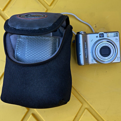 Canon PowerShot A570 IS 7.1MP Silver Compact Camera 4x Zoom Image Stabilization