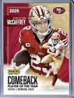 2025 Panini Christian McCaffrey Base (Raw)